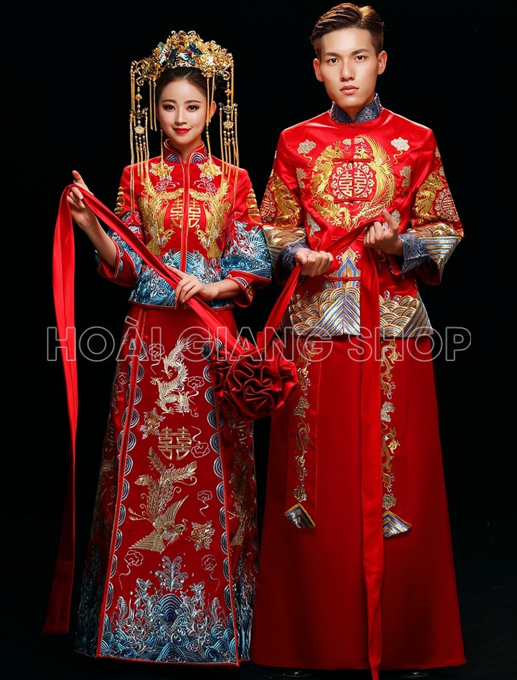 cặp hỷ phục trung hoa đẹp