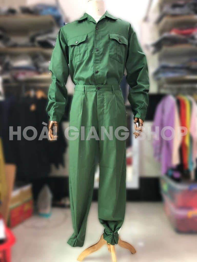 bán thuê trang phục bộ đội nam