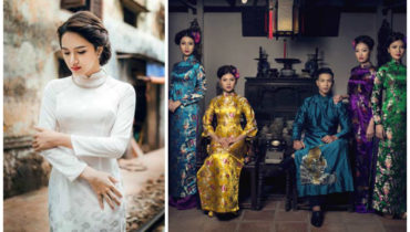 Hoài Giang shop chuyên may áo dài xưa tôn vinh nét đẹp người phụ nữ Việt