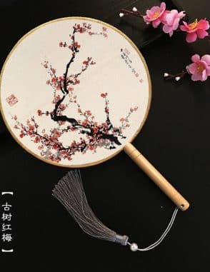 bán quạt cổ trang trung quốc