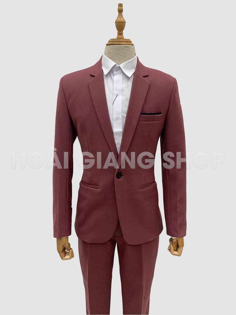 vest nam màu hồng