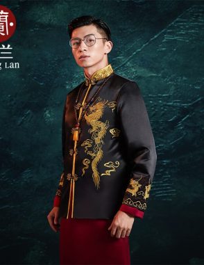 cho thuê áo khoả chú rể màu đen
