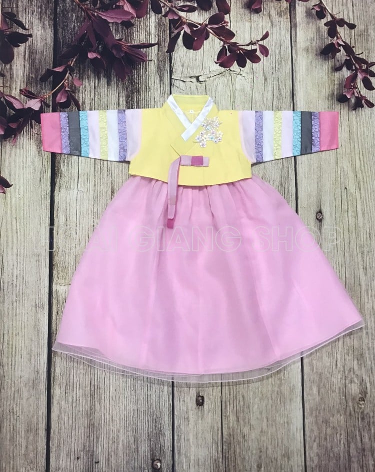 hanbok hàn quốc bé gái
