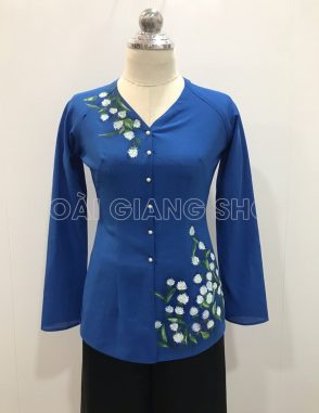 bà ba nữ màu xanh đậm