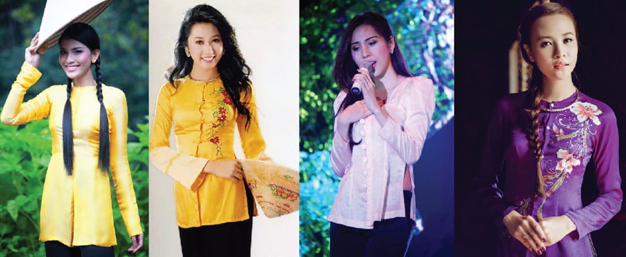 Áo bà ba tạo ra dáng vẻ thướt tha cho người phụ nữ