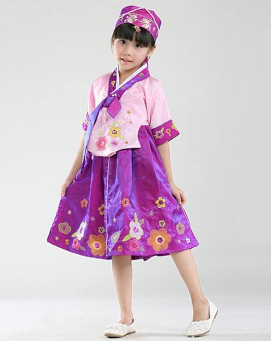 Trang phục Hanbok mùa đông cho bé đem lại nét thời trang