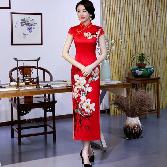 bán sườn xám trung quốc