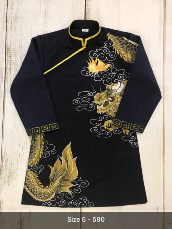 áo dài cách tân cho bé trai