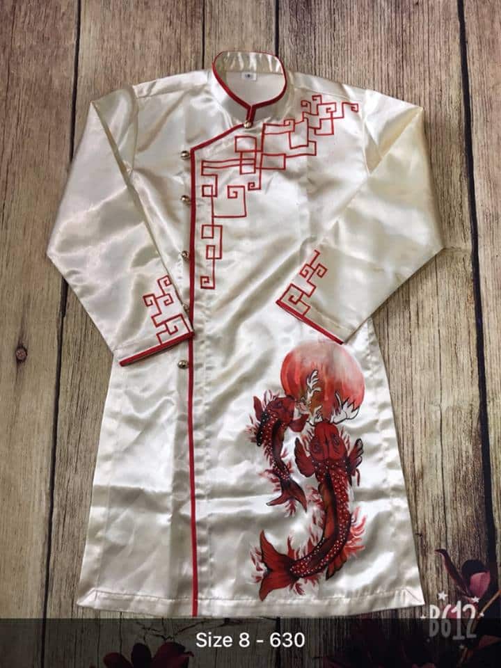áo dài cách tân cho bé trai áo dài cách tân cho bé trai