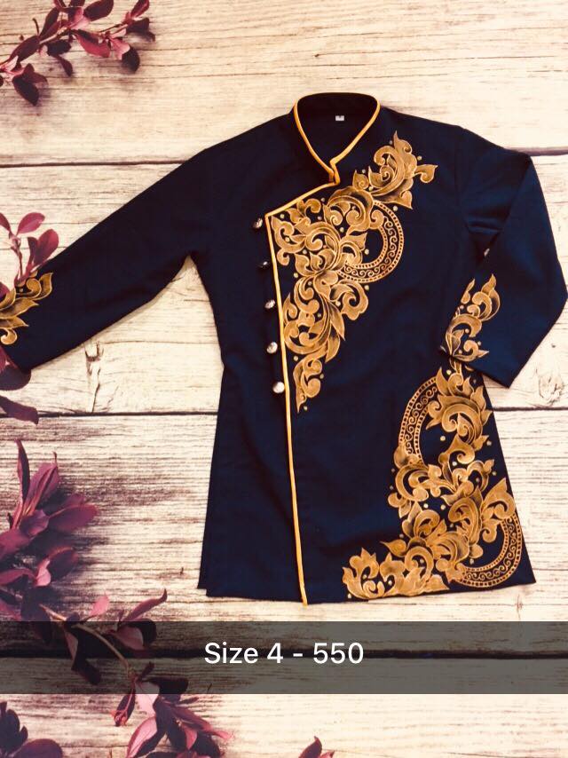 áo dài cách tân cho bé trai áo dài cách tân cho bé trai