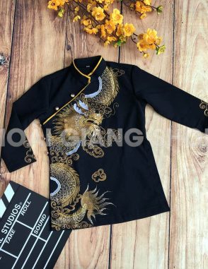 bán áo dài bé trai hình rồng