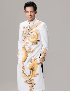 may áo dài nam cao cấp