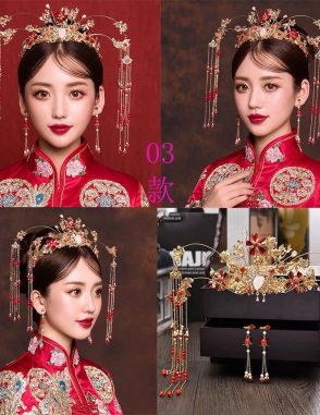 cho thuê cài tóc cô dâu trung quốc