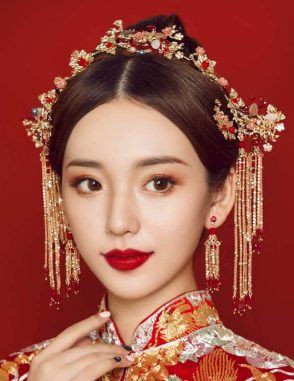 cho thuê cài tóc cưới trung quốc