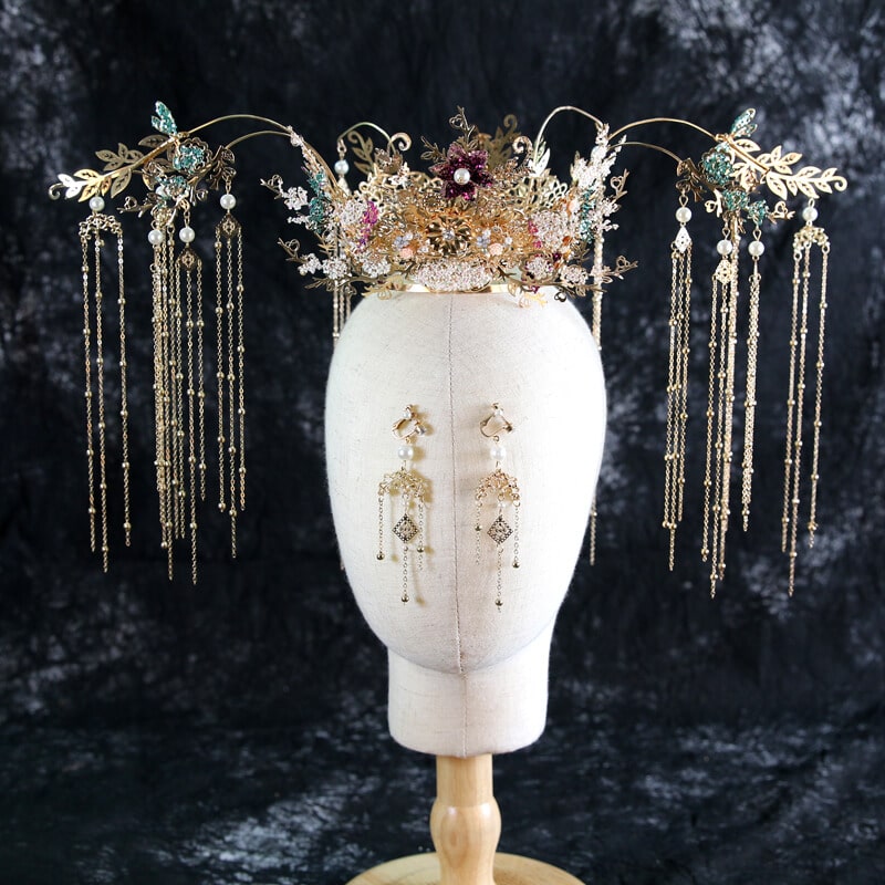 cho thuê cài tóc cô dâu