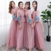 Áo khỏa bưng quả nữ Trung Hoa (áo hồng váy hồng)
