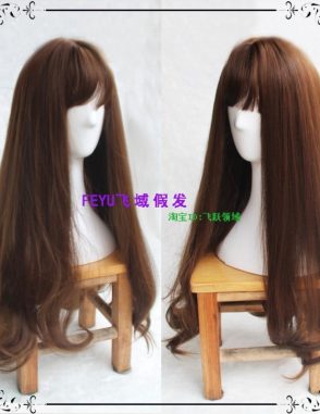 Tóc giả nữ dài uốn