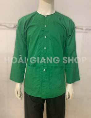 bà ba nam màu xanh lá