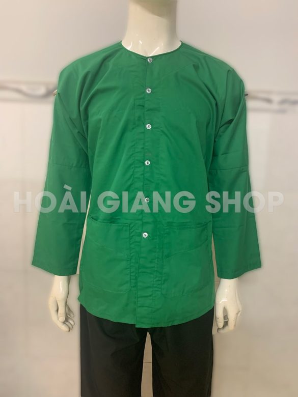 bà ba nam màu xanh lá