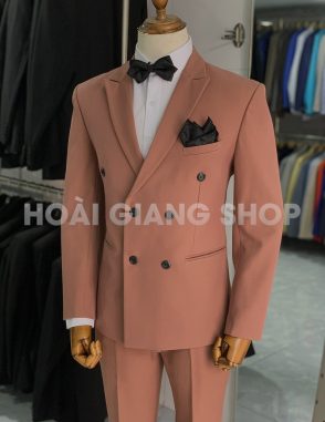 vest nam màu cam đất