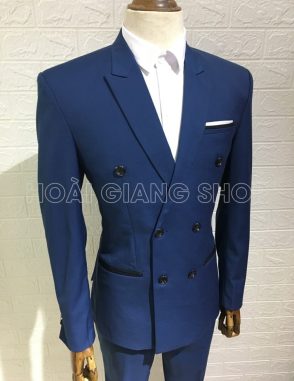 cho thuê vest nam tphcm xanh cổ vịt