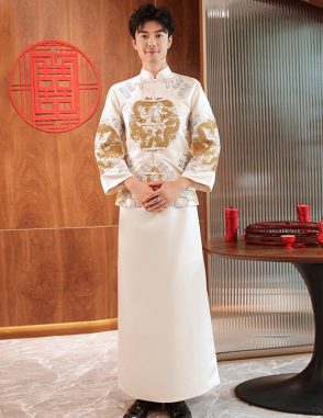 cho thuê áo khỏa cưới màu vàng