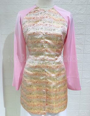 bà ba nữ cách điệu phối gấm