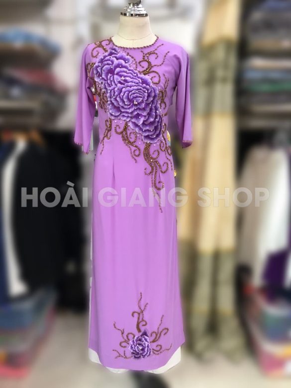 thuê áo dài bà sui đẹp