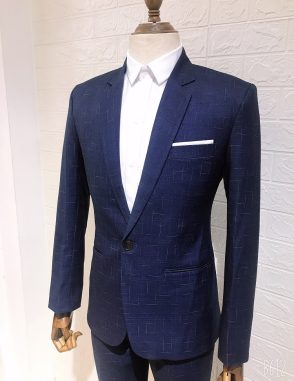 cho thuê vest nam xanh navy