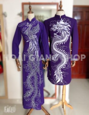 cho thuê áo dài cặp cưới