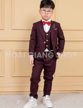 bán vest trẻ em màu đỏ