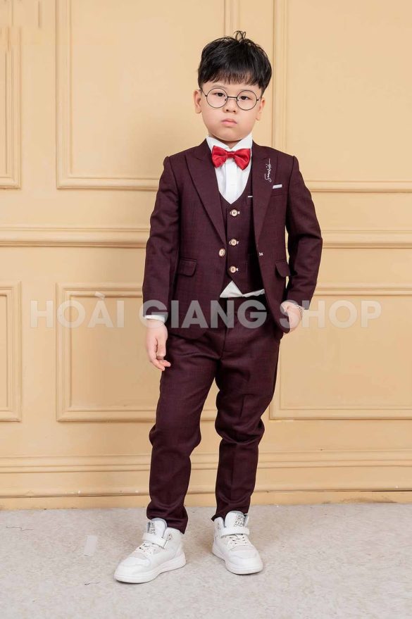 bán vest trẻ em màu đỏ