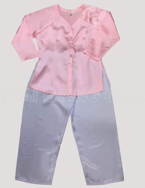 bà bà bé gái màu hồng