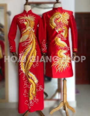 cho thuê áo dài cô dâu chú rể
