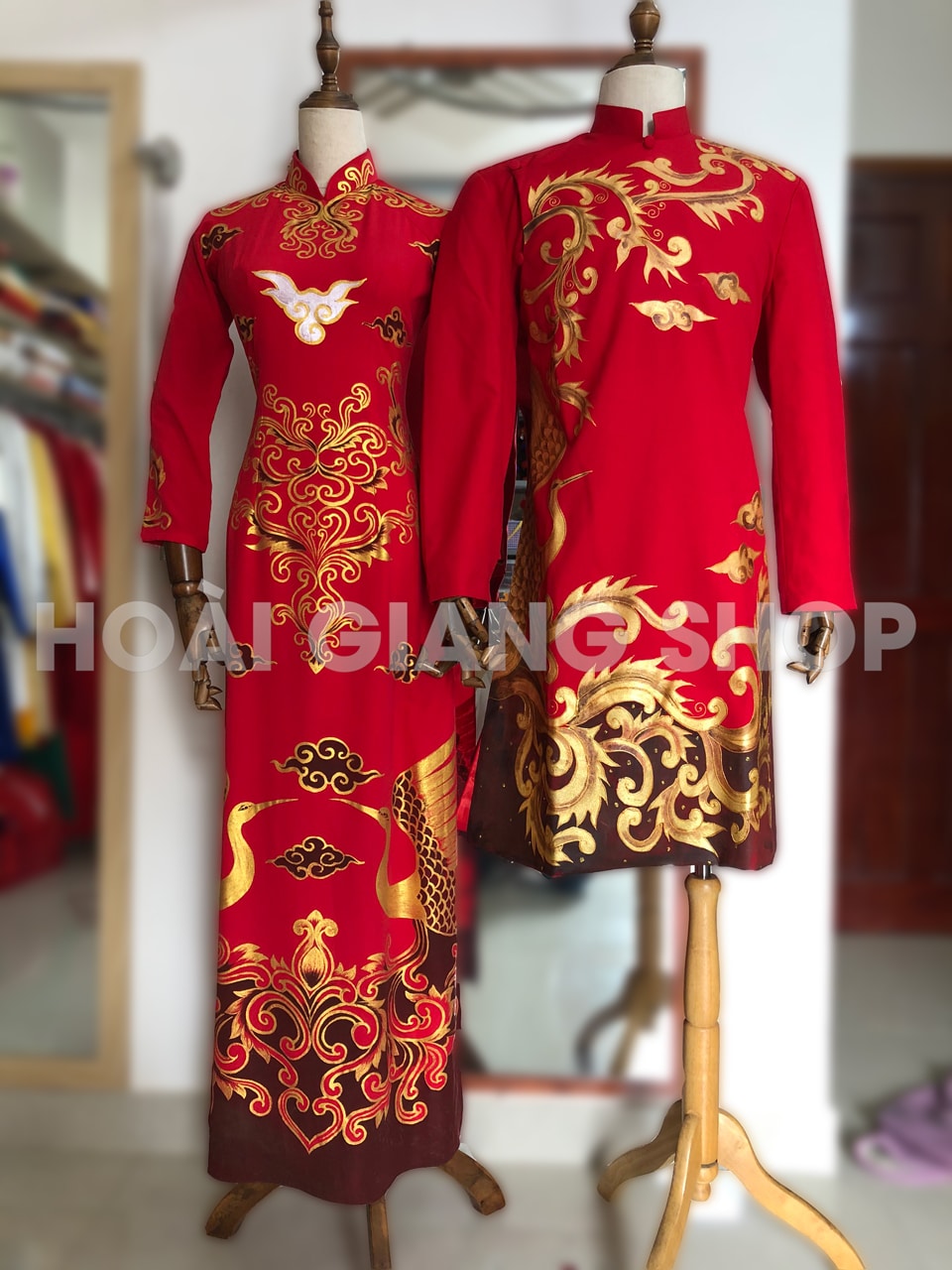 cho thuê áo dài cưới