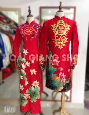 cho thuê áo dài cưới