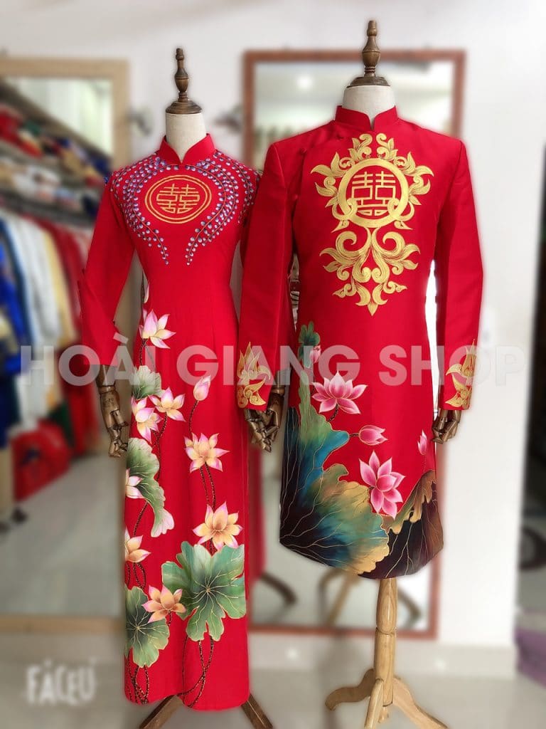 cho thuê áo dài cưới