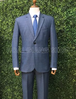cho thuê vest ông sui xanh xám sọc
