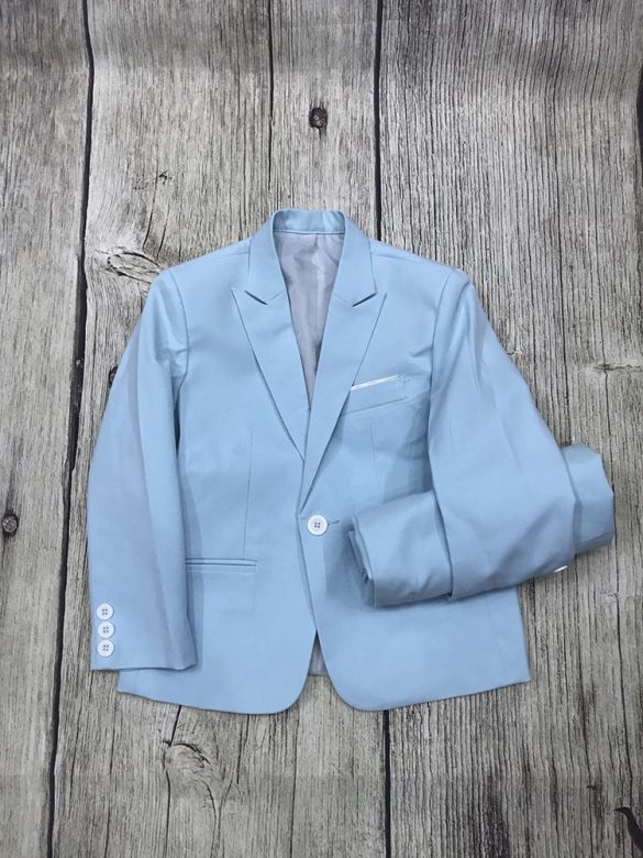 bán vest trẻ em màu xanh