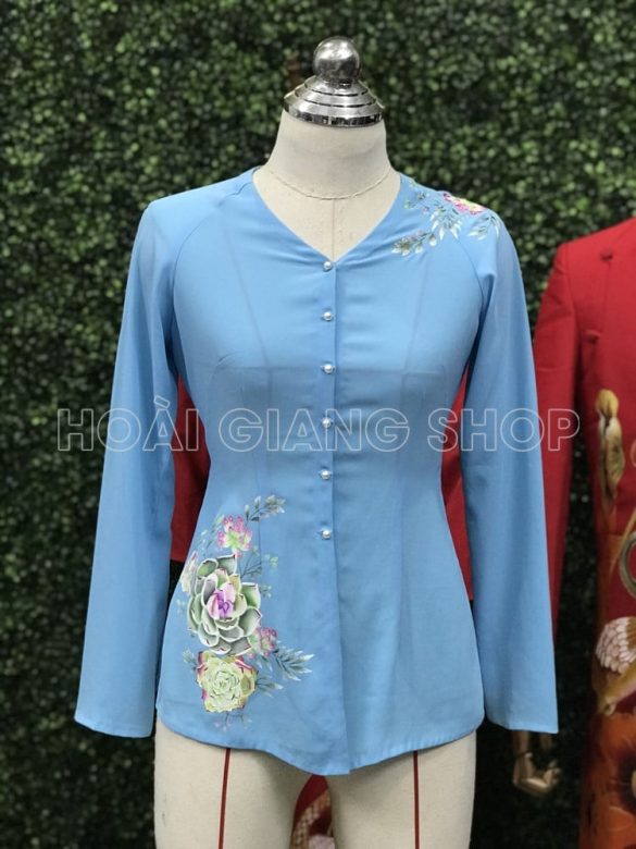 cho thuê áo bà ba nữ gấm