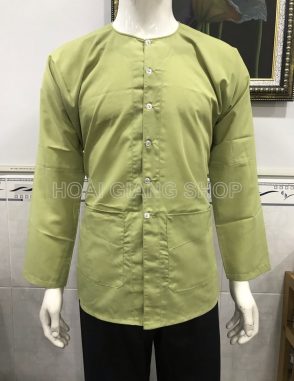 bà ba nam màu xanh cốm
