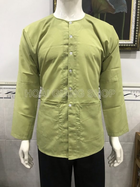 bà ba nam màu xanh cốm