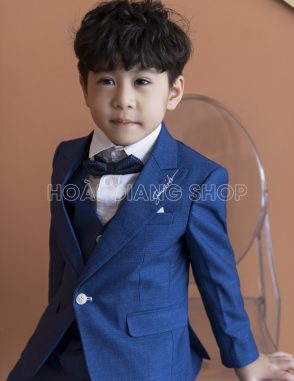 bán vest trẻ em màu xanh