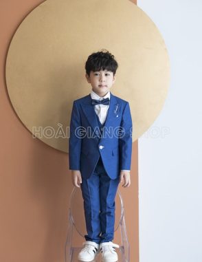 bán vest trẻ em màu xanh