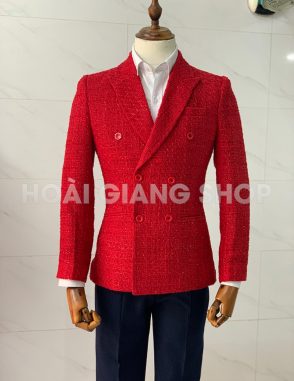 áo vest nam màu đỏ đẹp