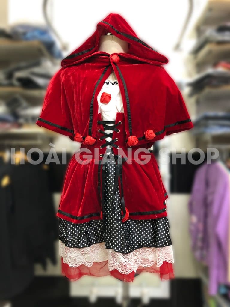 cho thuê trang phục cô bé quàng khăn đỏ