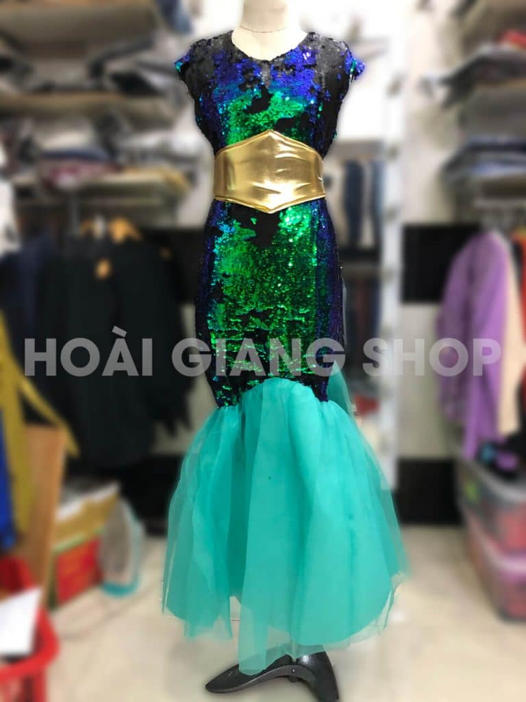cho thuê trang phục nữ hoàng biển