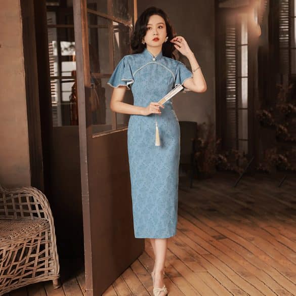bán sườn xám trung quốc đẹp