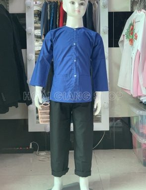 bán bà ba bé trai màu xanh