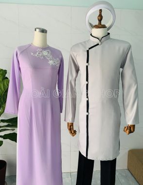 cho thuê áo dài bưng quả